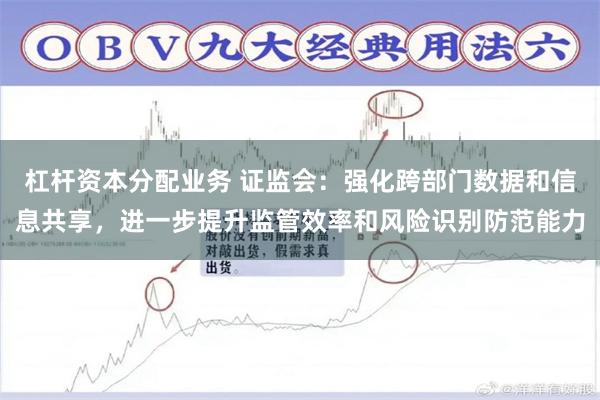 杠杆资本分配业务 证监会：强化跨部门数据和信息共享，进一步提升监管效率和风险识别防范能力