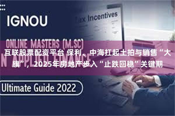 互联股票配资平台 保利、中海扛起土拍与销售“大旗”，2025年房地产步入“止跌回稳”关键期